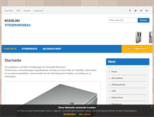 Tablet Screenshot of kozielski-steuerungsbau.de